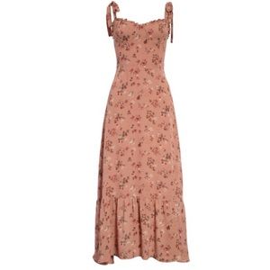 Reformation Nikita Arianne Midi Dress Floral